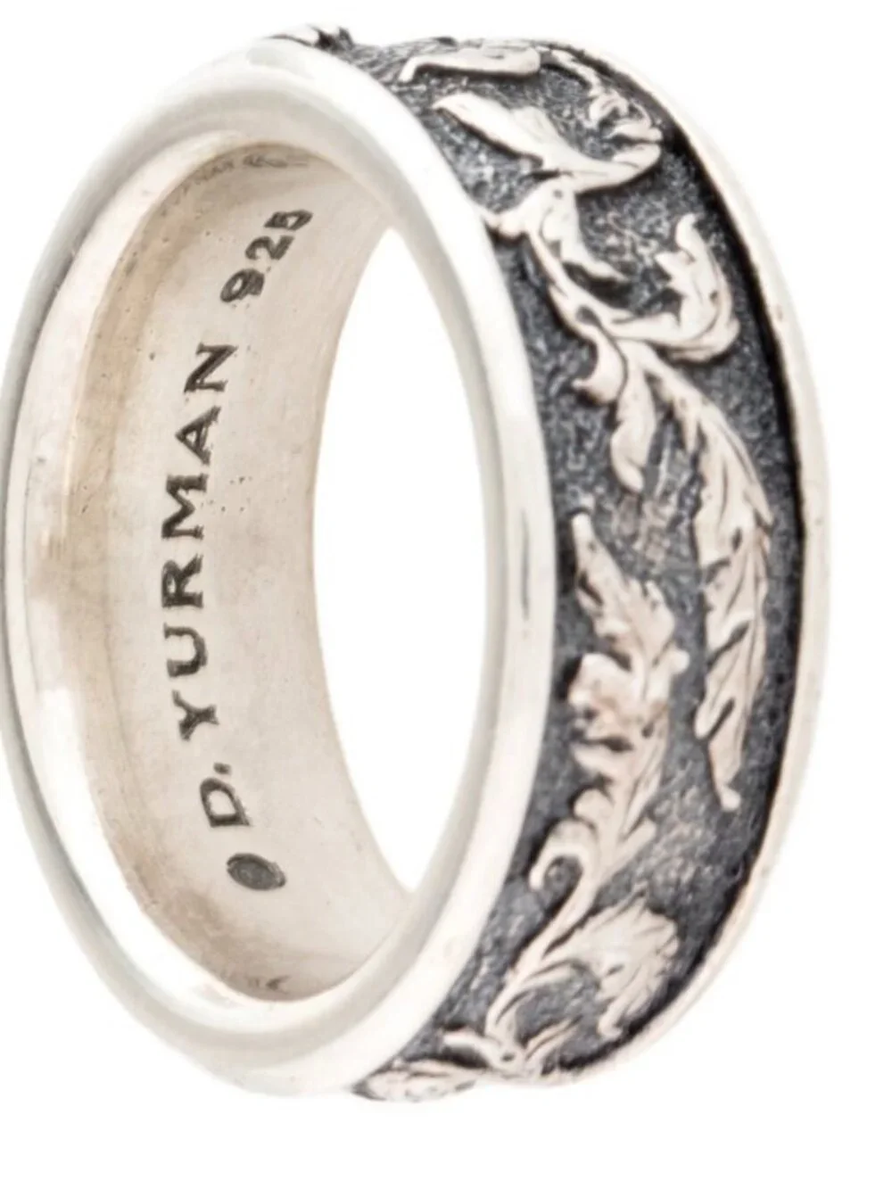 DAVID YURMAN STERLING SILVER 925 PETRVS GRIFFIN BAND RING